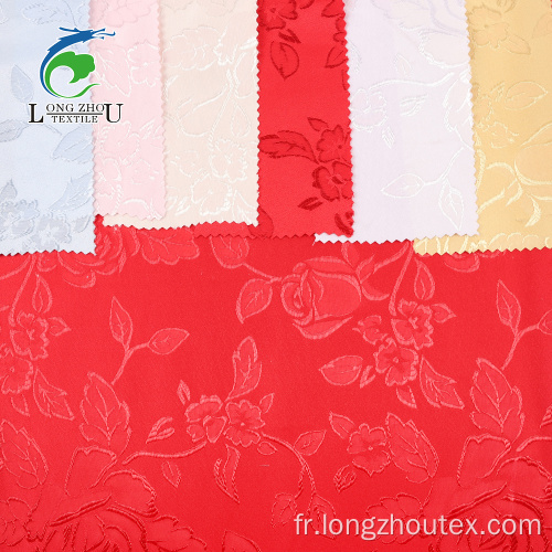 Tissu Jacquard Satin mat sans torsion